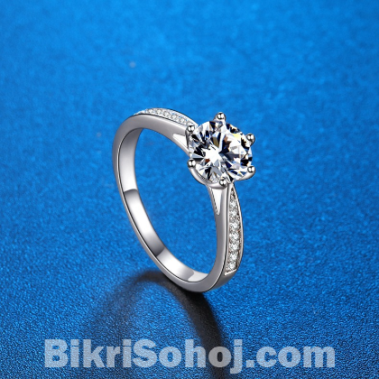 Diamond Cut Classic Six -Claw Finger Ring